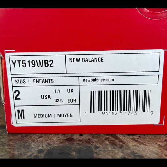 New Balance Little Girls 519V2 Stay-Put sneakers - Picture 9 of 10